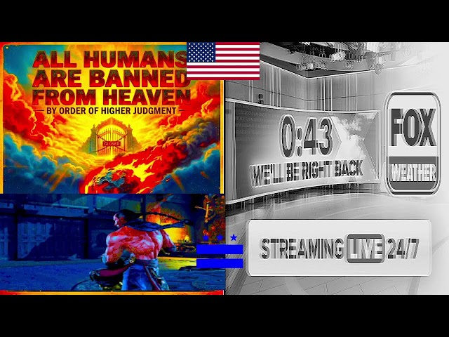 "All Humans are Banned From Heaven"-God . God Goes Live . I am the only God.