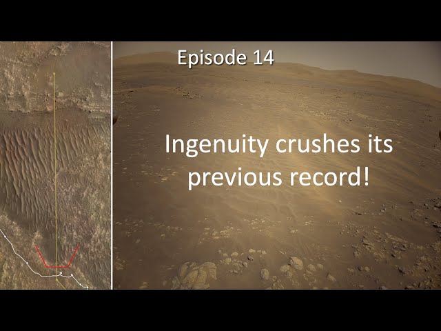 Mars helicopter soars over rover deathtrap