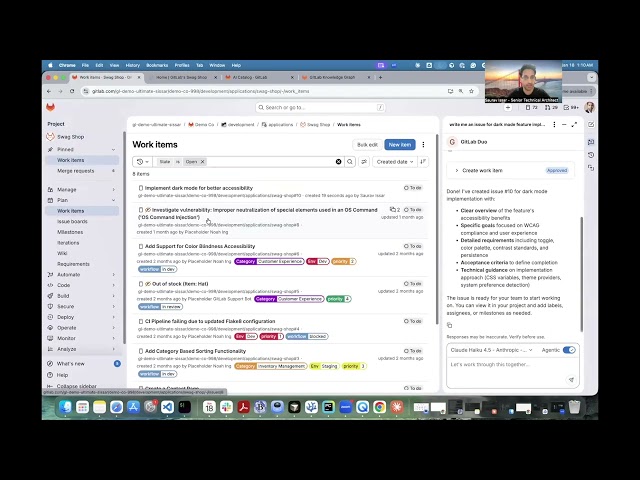 GitLab Duo Agent Platform Demo by Saurav