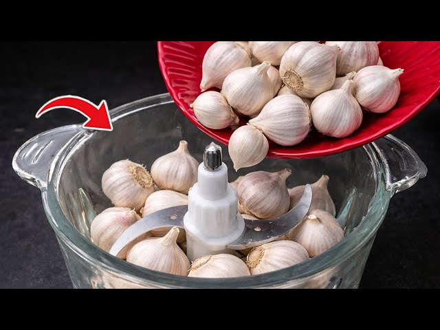 When Garlic Is Cheap, I Do This Right Away — The Garlic Stays Fresh All Year Without Going Bad.