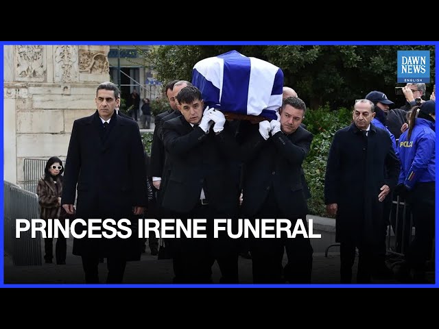 Funeral Held in Athens for Princess Irene, Sister of Spain’s Former Queen Sofia | Dawn News English