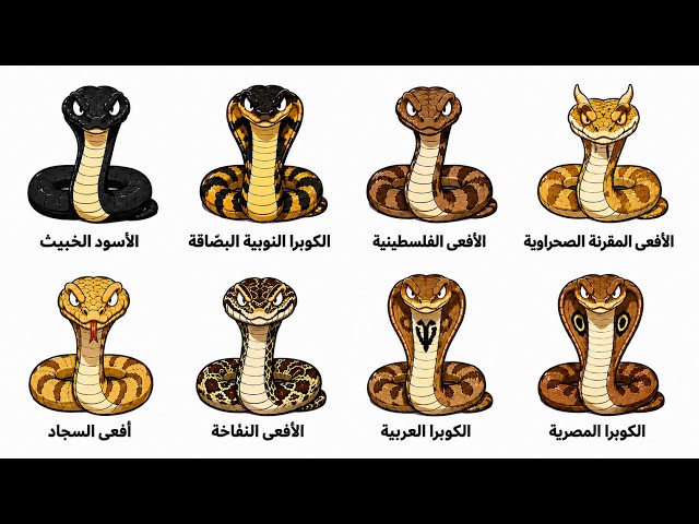 أخطر 8 أفاعي فتكًا في الوطن العربي.. لا تقترب منها أبدًا