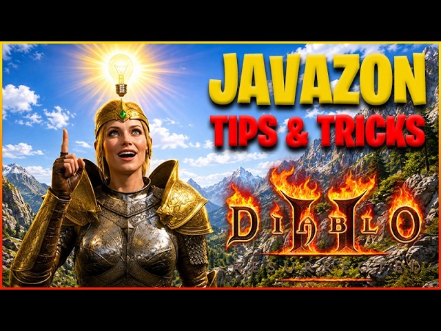3 Cool Tricks for Any Javazon Build! [Diablo 2 Resurrected Guide]