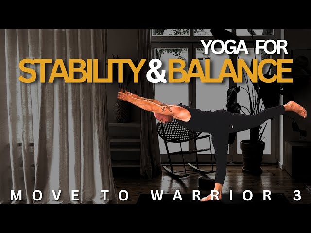 15 Minutes Beginner Yoga: Strength, Flexibility & Balance for Warrior 3
