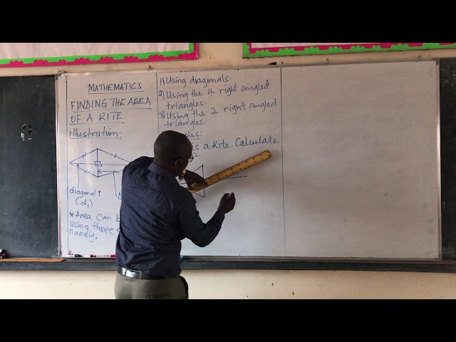 Primary Seven - Mathematics - Area of a kite