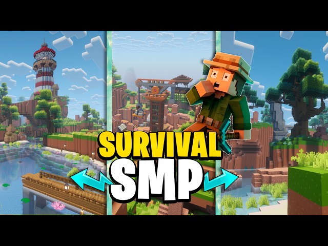 The Best Survival SMP Server for Java and Bedrock | Minecraft 1.21.X