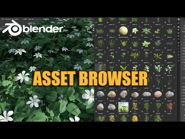 How To Organize your Assets with Asset Browser in Blender