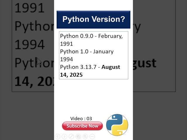 Python Version ❤️