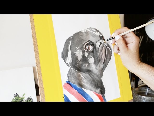 How to draw a dog using augmented reality – SketchAR app