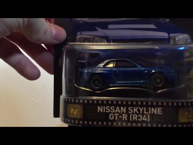 Hotwheels Retro Entertainment Nissan Skyline GTR R34