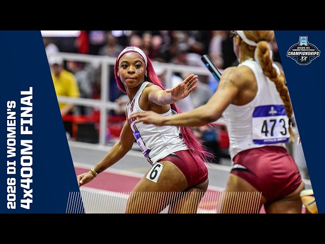 Women's 4x400m final - 2026 NCAA indoor track and field championships