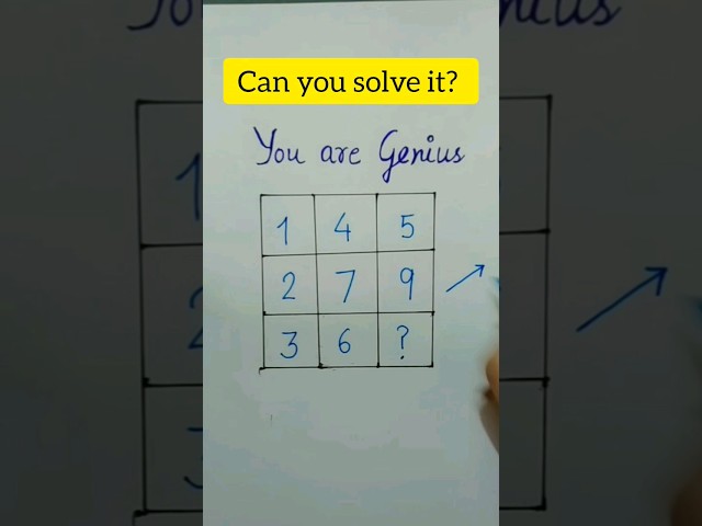 How to solve sudoku? #puzzle #sudoku #shorts