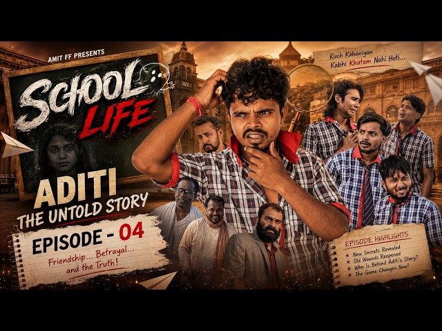 School Life || Aditi the untold story | Part-4 | AMIT FF 2.0