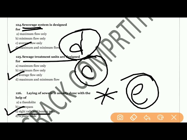 Top50+ Environmental Engineering mcq's //crack competitive