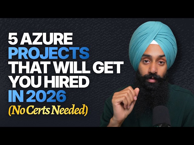 Why Your Azure Projects Aren't Getting You Interviews (Build These 5 Instead)