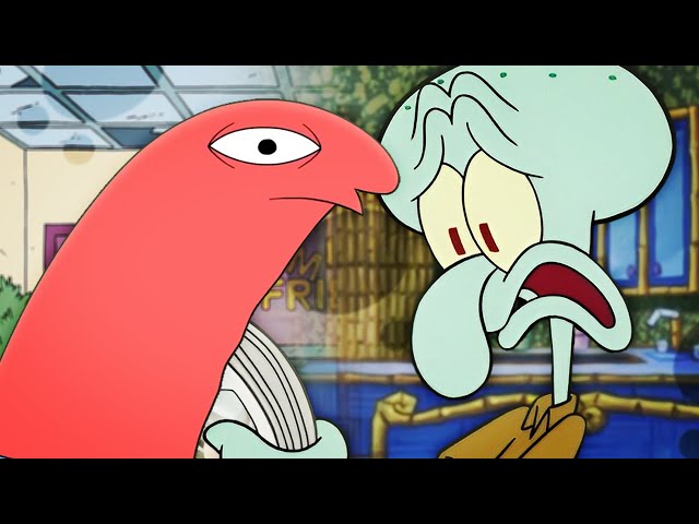 Allan Red vs Squidward Tentacles - RAP BATTLE! | Mr. Jay ft. cagayakegirlz