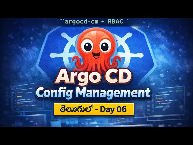 ArgoCD Day 06:  argocd-cm vs argocd-secret (ConfigMap/Secret) + Safe Patch Method | GitOps Settings