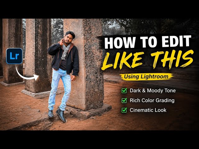 The Dark Tone Lightroom Edit Everyone Is Copying in 2026 🔥