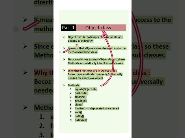 2. Object class - Part 1