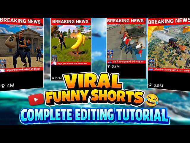 Viral 🔥 Free Fire Funny News 🤣 | Full Editing Tutorial 😂 | How To Make Funny Free Fire Ai Shorts 😜