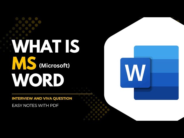 MS Word Kya Hai? | Complete Introduction to Microsoft Word (in Hindi)