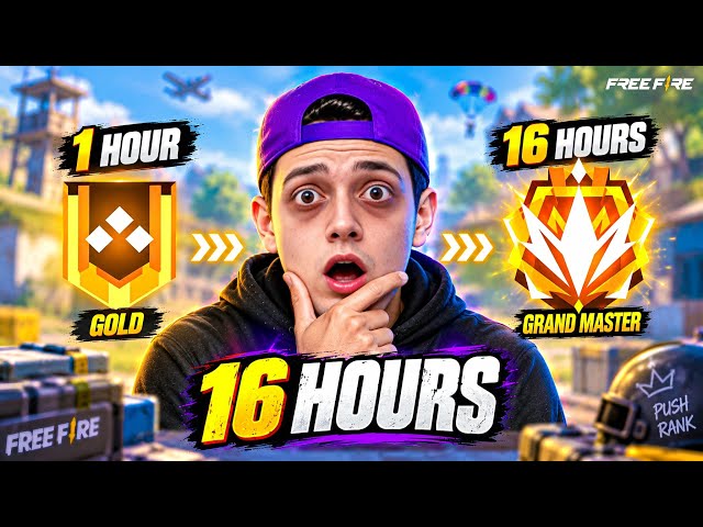 First Time Grandmaster Rank Push in BR Rank With Random Players 😈