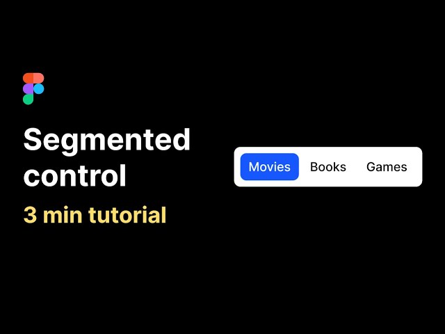 Segmented button in Figma