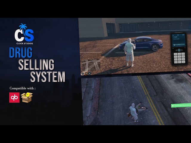 🔥 FiveM Drug Selling System – Full Showcase & Setup Guide 🔥