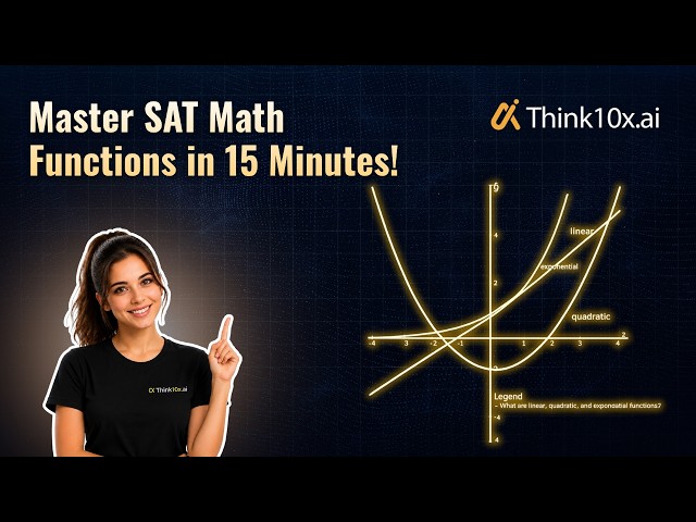 Master SAT Math | Linear, Quadratic and Exponential Functions