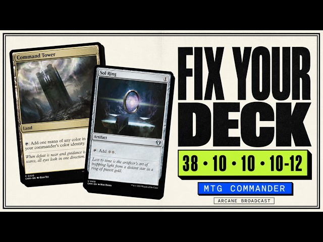 The Commander Deck Template How to build in under 4 minutes