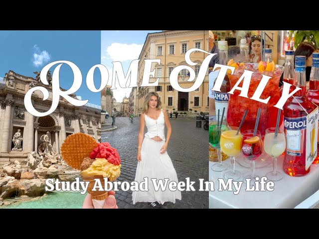 A Study Abroad Week In Rome: Vintage Shopping, Classes, Nights Out, & Food