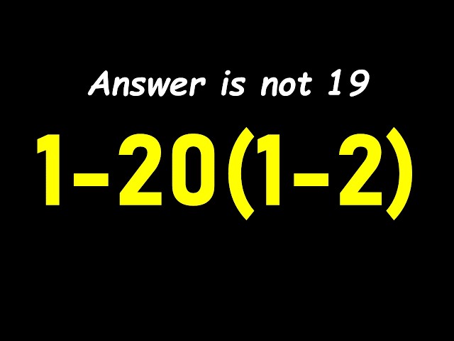Fun Math Challenge
