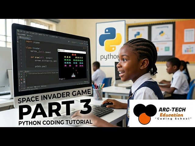 DEVELOP  SPACE INVADER GAME USING PYTHON PROGRAMMING