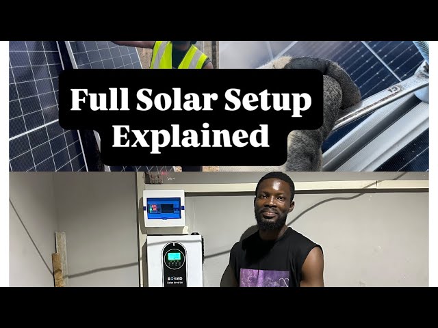 Watch Me Install a Complete Solar System | 1.5kva Inverter + 2.5kWh Battery + 2x595W Panels