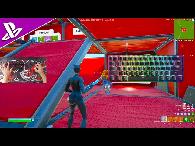 Fortnite 3v3v3v3 Go Goated Zone Wars 🐐Handcam Gameplay (4K 120FPS)