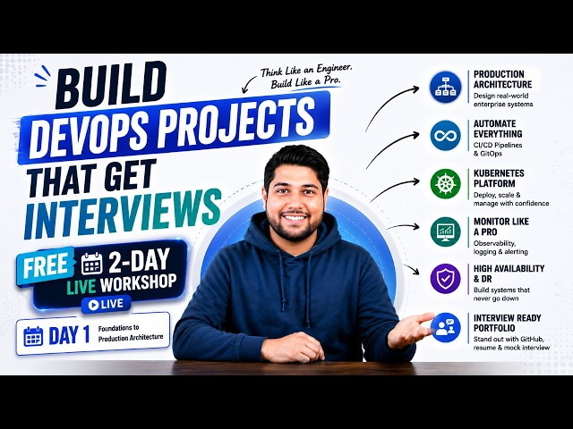 FREE 2-Day Live Workshop | Build DevOps Projects That Get Interviews | Day 1