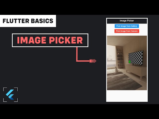 Flutter Tutorial - Image Picker From Gallery & Camera