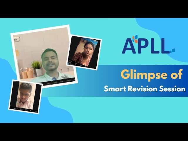 APLL - Glimpse of Smart Revision Session