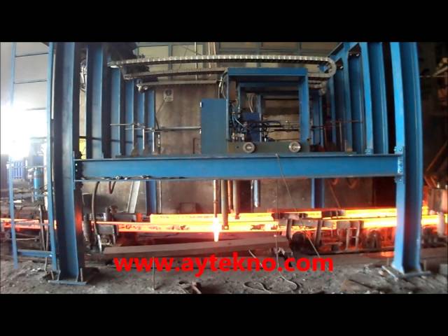 Torç Aytekno Mühendislik steel Billet cutting in the continuous casting machine platinum demir çelik
