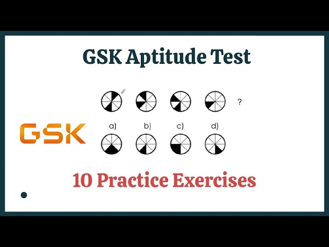GSK Aptitude Test: 10 Practice Exercises Explained