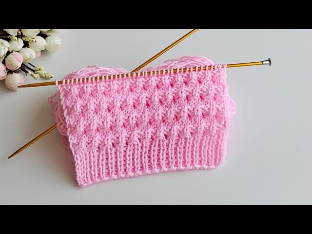 Stunning and Easy Two-Needle Knitting Pattern #knitting #explore #handmade #pattern #crochet #knit