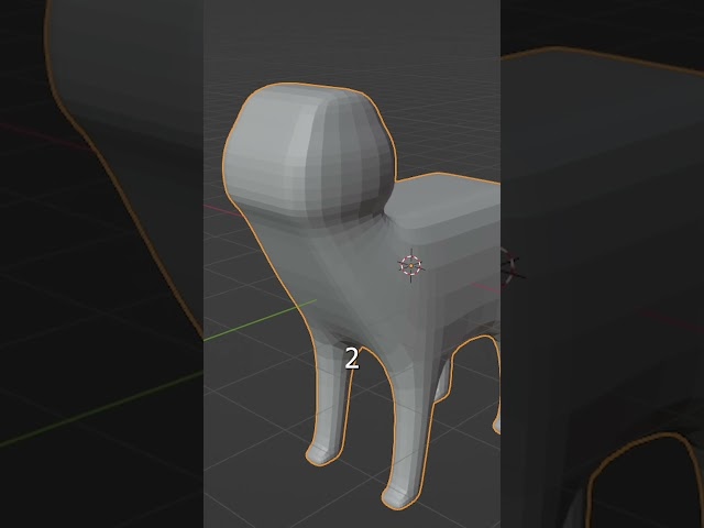 Gato 3D con 1 solo cubo en 1 minuto - Blender