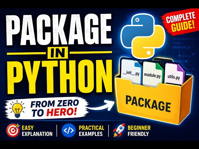 Package in Python Explained for Complete  Beginners