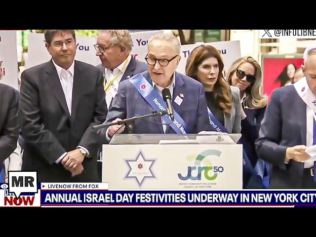 Chuck Schumer's Twisted Fear Tactics On Full Display During Israel Parade