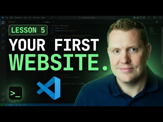 Build a Website with an AI Coding Agent in VS Code | Lesson 5 of 10