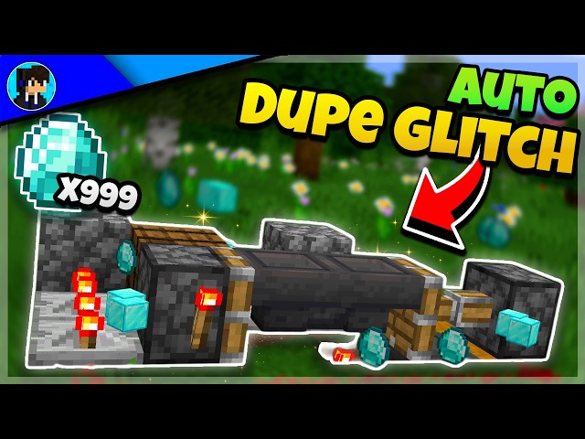 NEW AUTO DUPLICATION GLITCH in Minecraft Bedrock! (UNLIMITED ITEMS)