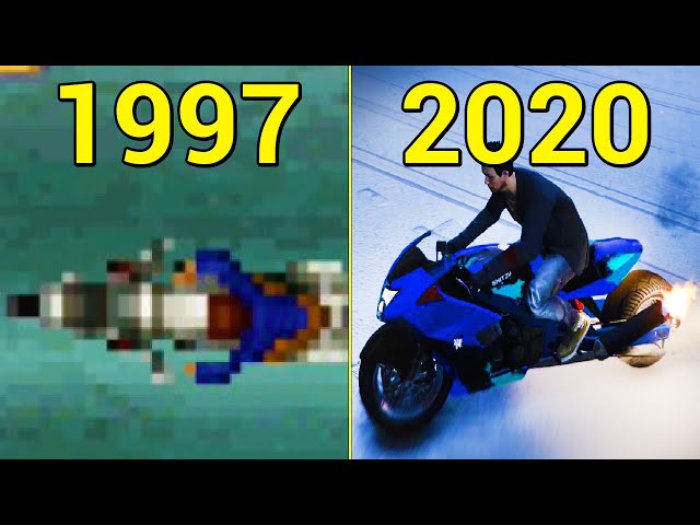 Evolution of Motorcycle in GTA 1997-2020