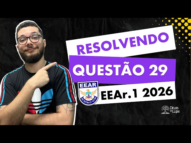EEAr 1/2026 - Questão 29 - Código 40