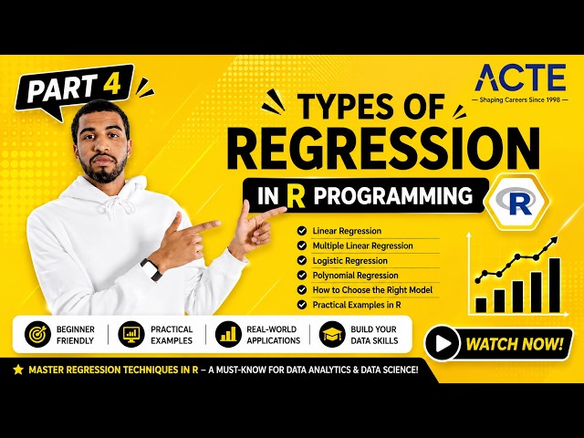 Learn R Programming for Beginners – Part 4 | Types of Regression in R