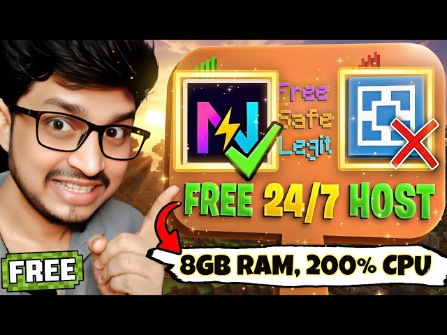 How To Make Free Minecraft Server 24x7 | Free 24/7 Minecraft Hosting😱